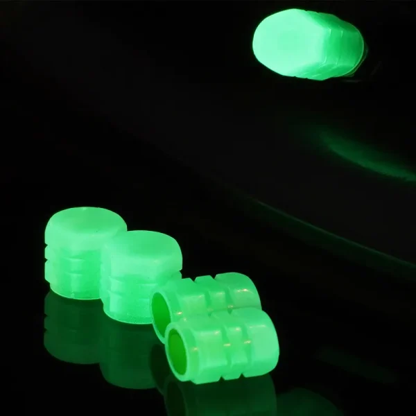 4pcs-Night-Glowing-Tyre-Valve-Cap
